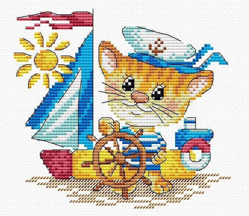 

Набор для вышивания Жар-птица (МП-студия) Морской волк М-055