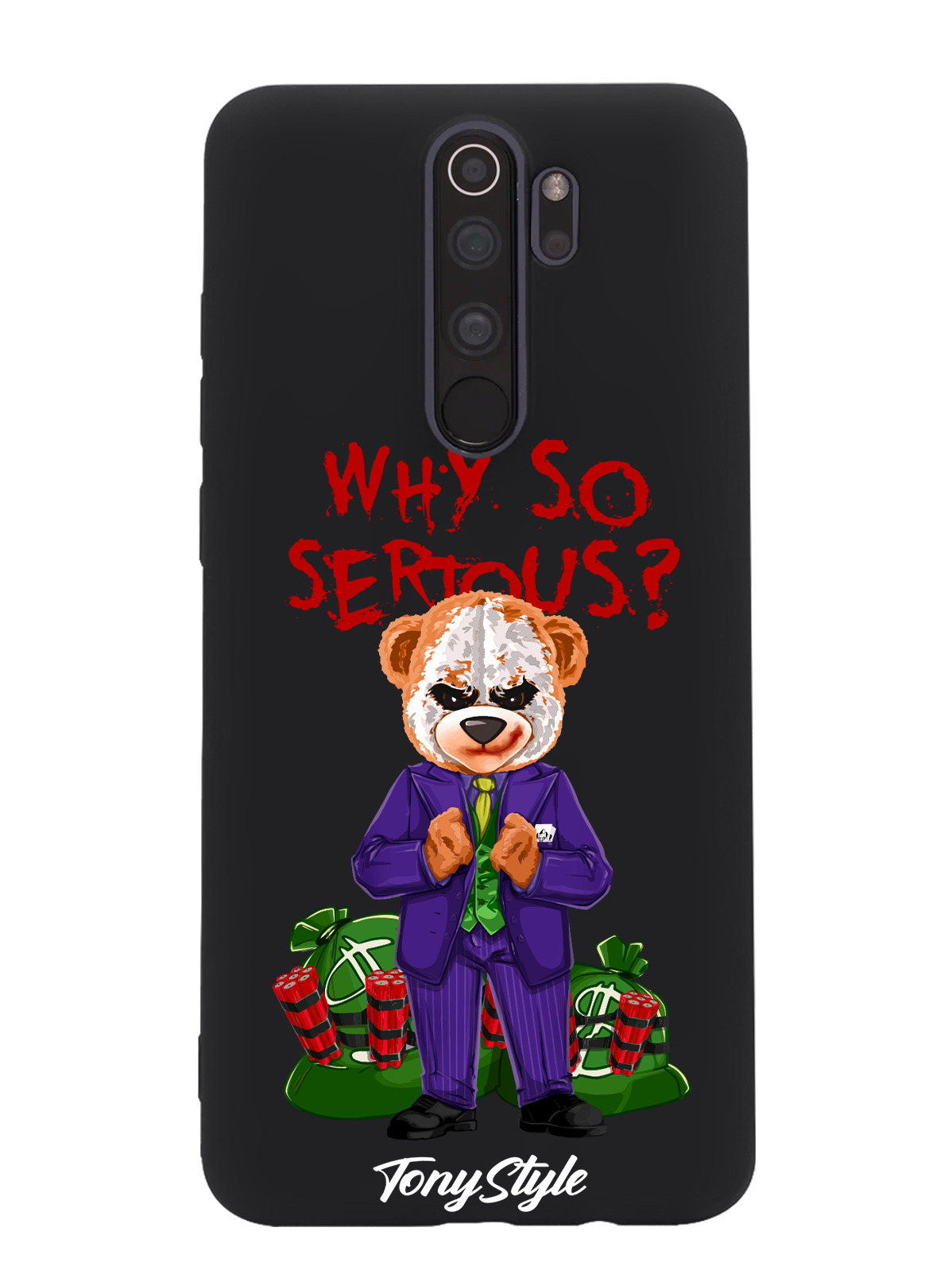 

Чехол Tony Style Xiaomi Redmi Note 8 Pro Tony Style Джокер Joker Why so serious, Xiaomi Redmi Note 8 Pro Tony Style Джокер Joker Why so serious
