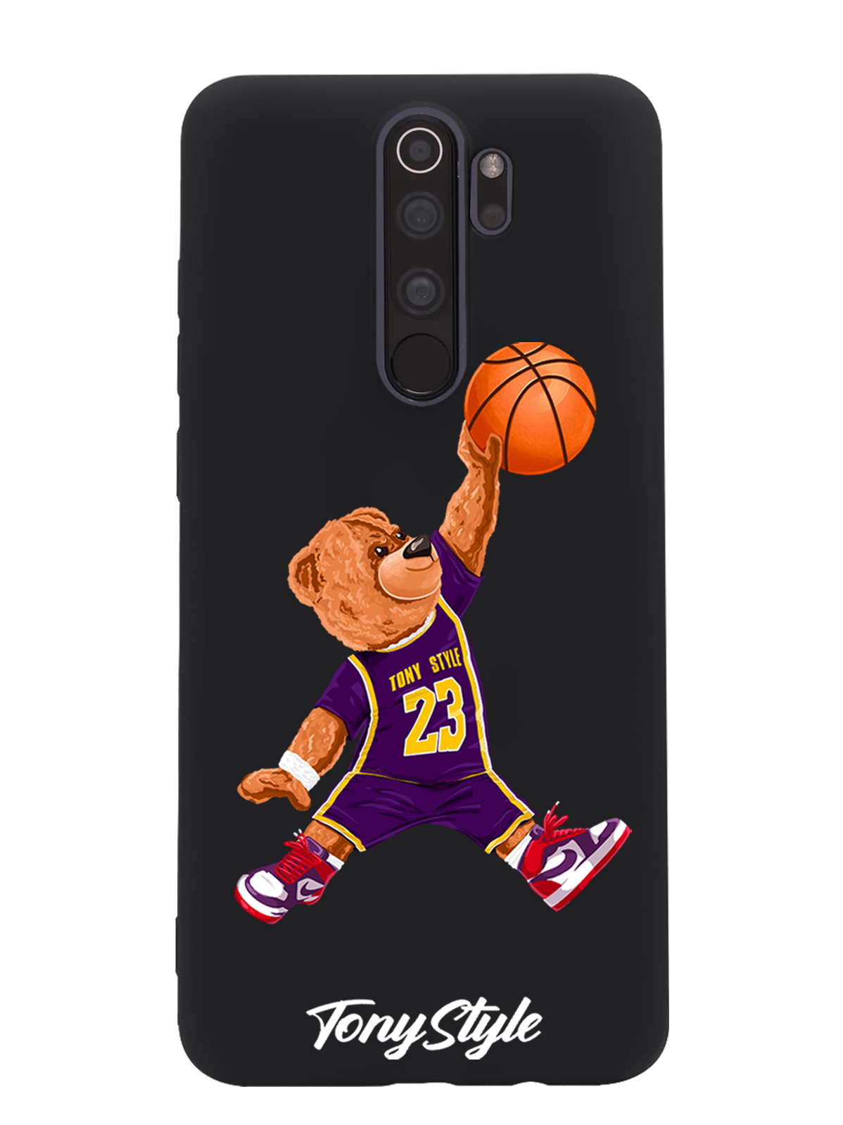 

Чехол Tony Style Xiaomi Redmi Note 8 Pro Tony Style баскетболист с мячом, Фиолетовый;коричневый;желтый;оранжевый, Xiaomi Redmi Note 8 Pro Tony Style Джордан Jordan