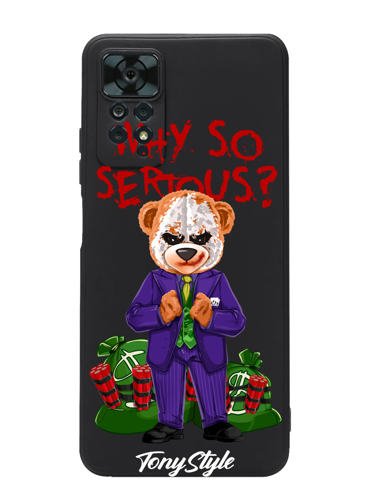 

Чехол Tony Style Xiaomi Redmi Note 11 Pro 4G Tony Style Джокер Joker Why so serious, Xiaomi Redmi Note 11 Pro 4G Tony Style Джокер Joker Why so serious