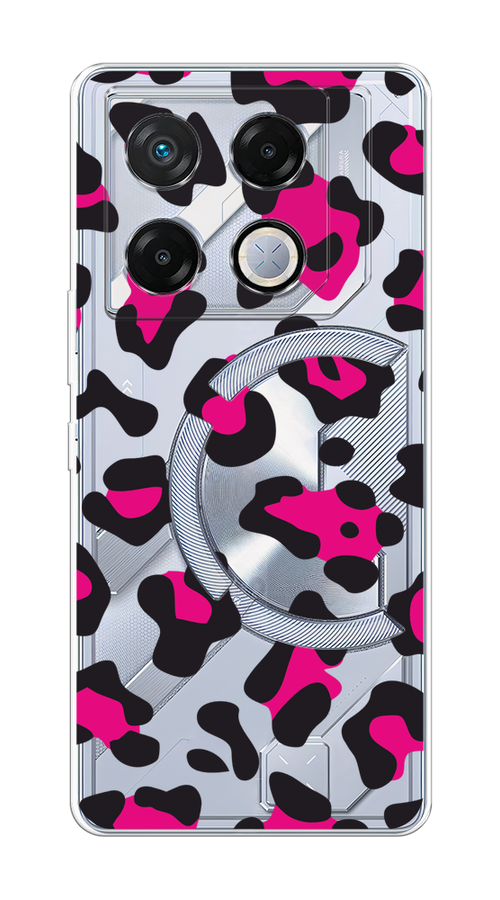 

Чехол на Infinix GT 20 Pro "Pink cow spots", Черный;розовый, 3106250-1