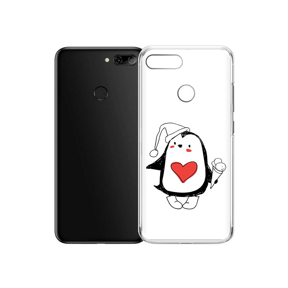 

Чехол MyPads Tocco для Alcatel 1S Пингвин с мороженым (PT227137.662.135), Прозрачный, Tocco