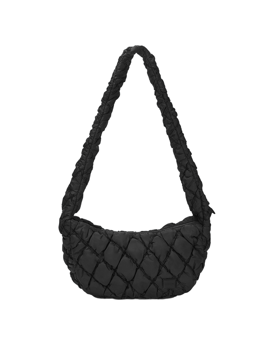 

Сумка кросс-боди женская Gaston Luga Quilted черная, Черный, Quilted