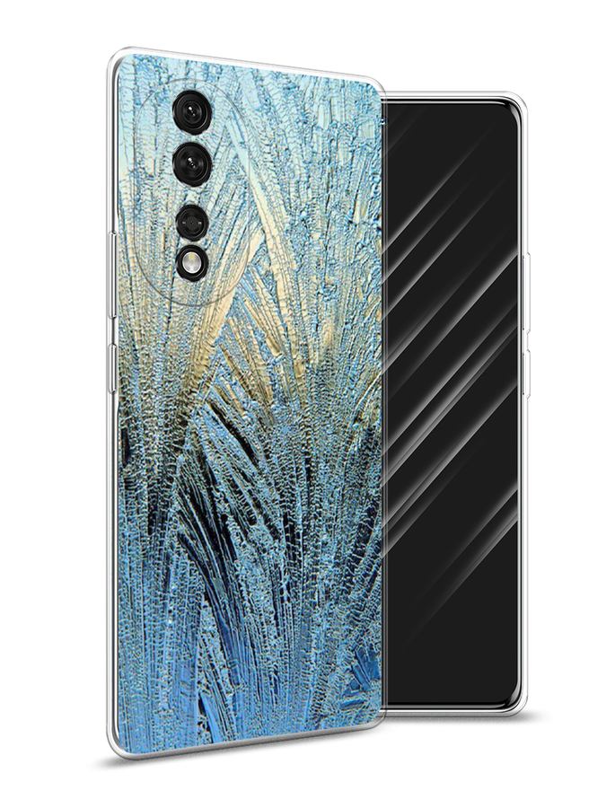 

Чехол Awog на Honor 80 "Лёд", Голубой, 6120350-4