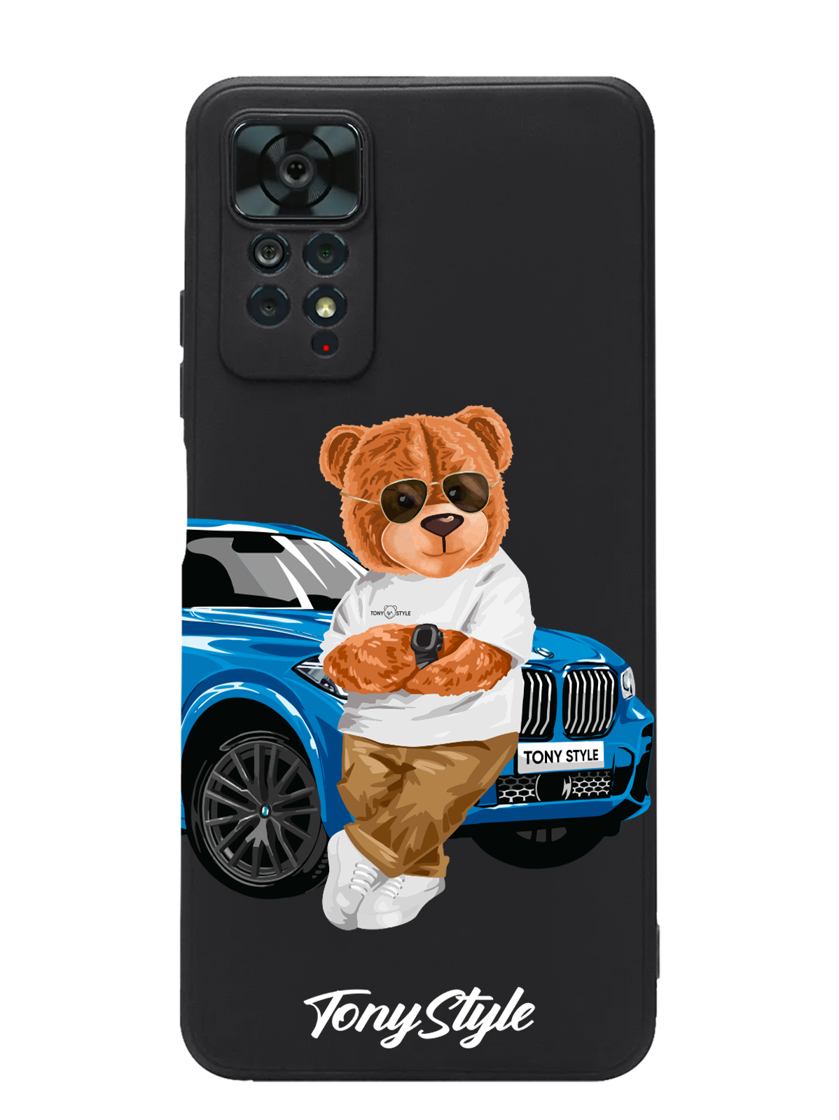 

Чехол Tony Style Xiaomi Redmi Note 11 Pro 4G Tony Style с машиной, Голубой;коричневый;белый, Xiaomi Redmi Note 11 Pro 4G Tony Style с машиной