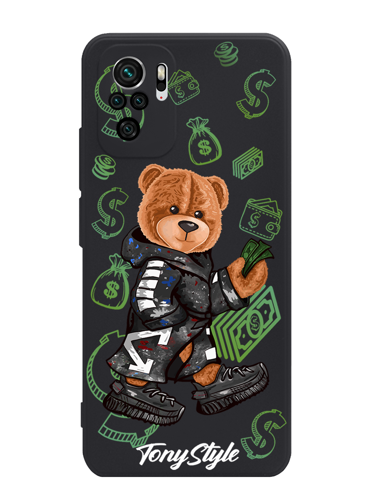 Чехол Tony Style Xiaomi Redmi Note 10 /10S Tony Style Деньги