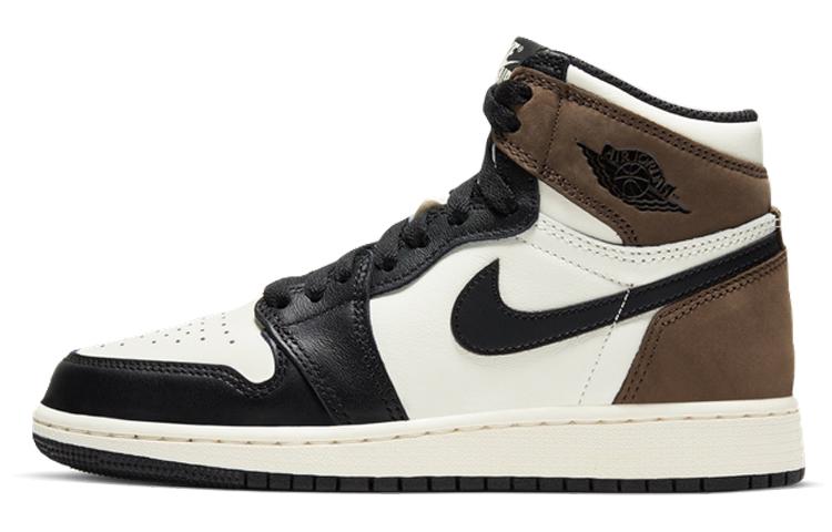 

Кеды унисекс Jordan Air Jordan 1 Retro High OG Dark Mocha GS разноцветные 35.5 EU, Разноцветный, Air Jordan 1 Retro High OG Dark Mocha GS