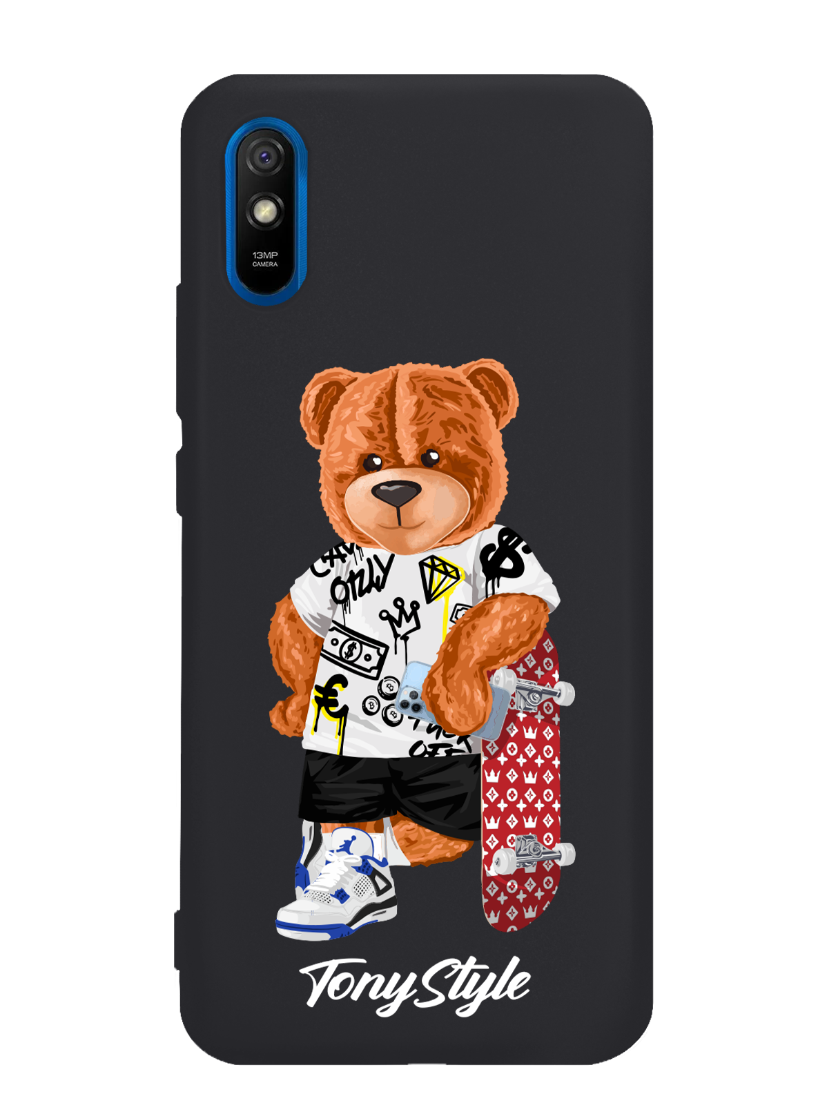 

Чехол Tony Style Xiaomi Redmi 9A Tony Style со скейтом, Коричневый;черный;красный, Xiaomi Redmi 9A Tony Style со скейтом