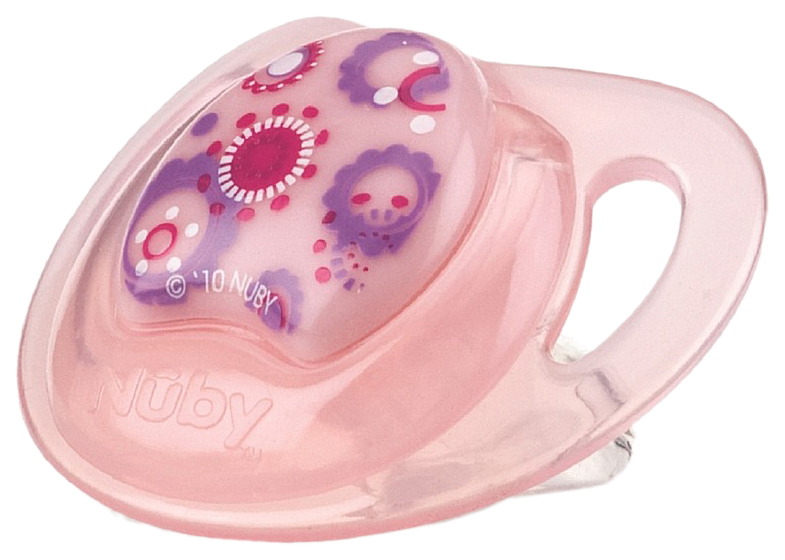 

Пустышка Nuby силиконовая 6м+ розовый