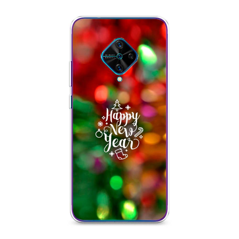 

Чехол для Vivo Y9s "Новый Год на елке", Зеленый;красный;желтый, 262450-5