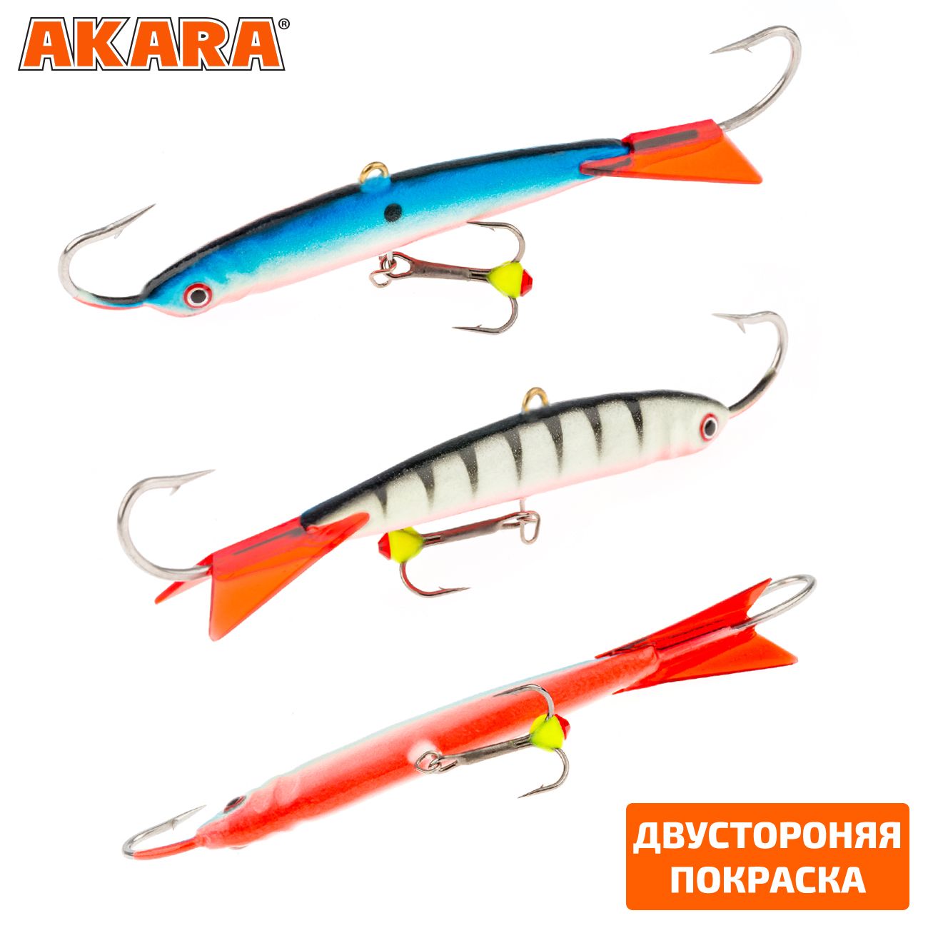 

Балансир Akara Ranger 90 мм 36 гр. (3.5in-1.2/7oz) 23/24 2 штуки, Разноцветный, Ranger 90 2 штуки