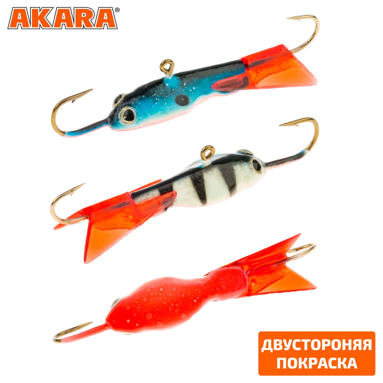 

Балансир Akara Mosquit 30 мм 2,5 гр. (1.2in-1/9oz) 23/24 2 штуки, Разноцветный, Mosquit 30 2 штуки