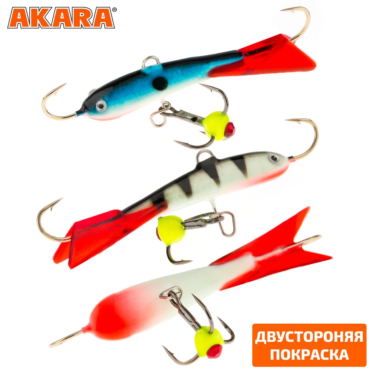 

Балансир Akara Cancan 40 мм 6 гр. 1,6in-2/9oz 23/24 2 штуки, Разноцветный, Cancan