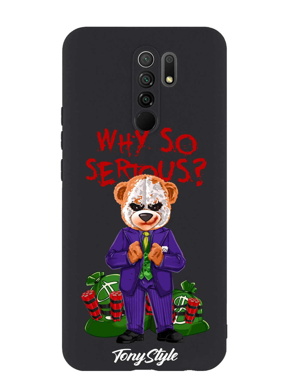 

Чехол Tony Style Xiaomi Redmi 9 Tony Style Джокер Joker Why so serious, Xiaomi Redmi 9 Tony Style Джокер Joker Why so serious