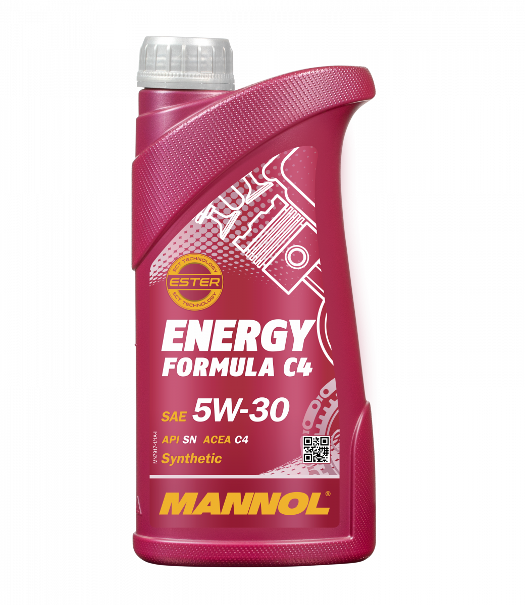 фото 7917-1 mannol energy formula c4 5w-30 синтетическое моторное масло 5w-30 1л mannol mn7917-