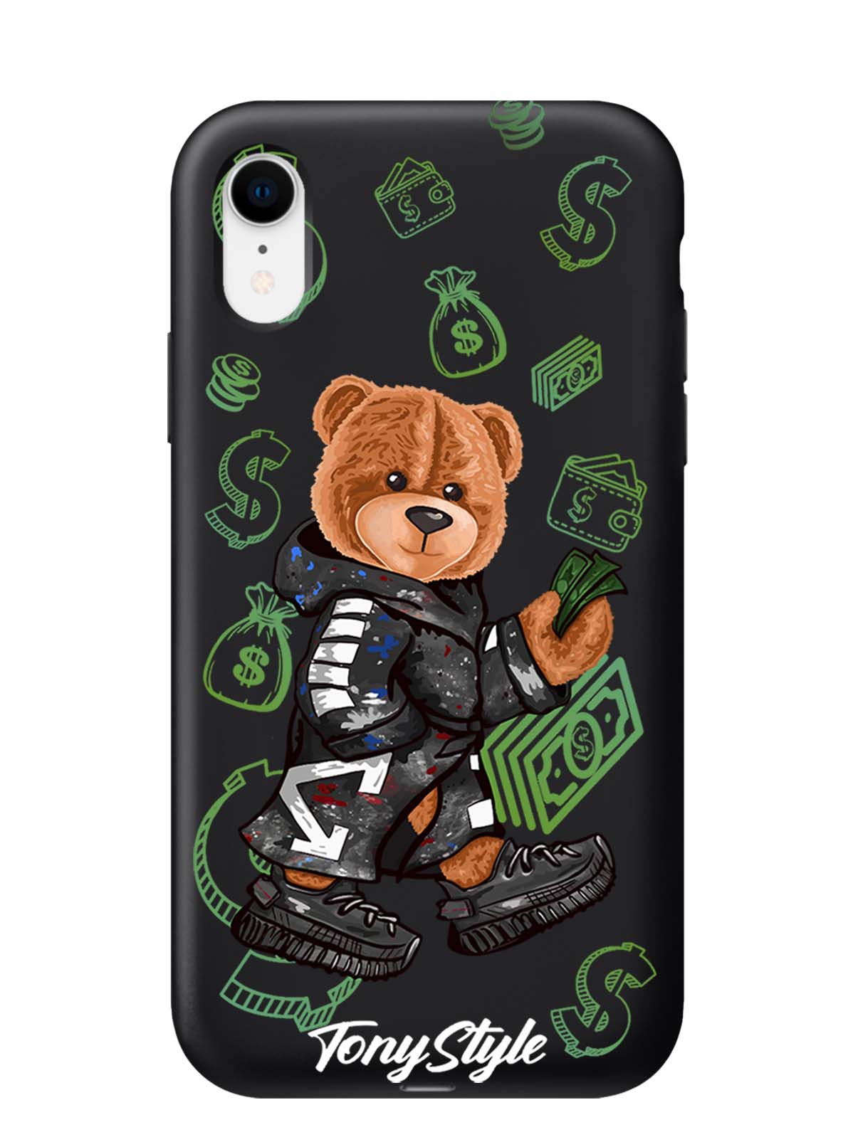 

Чехол Tony Style iPhone XR Tony Style Деньги, Коричневый;черный;зеленый, iPhone XR Tony Style Деньги