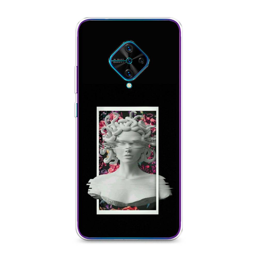 

Чехол для Vivo Y9s "Web Punk Медуза Горгона", Черный;серый, 262450-6