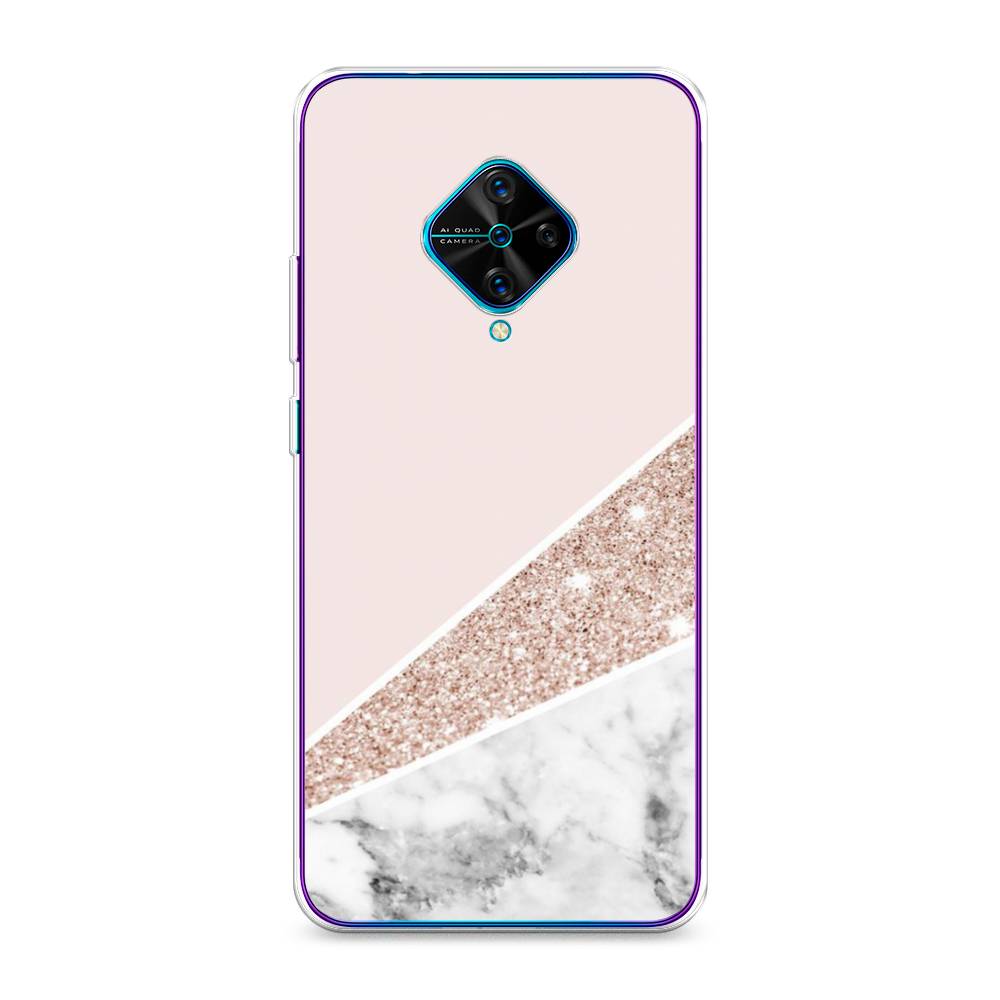 

Чехол для Vivo Y9s "Блестящий розовый мрамор", 262450-3