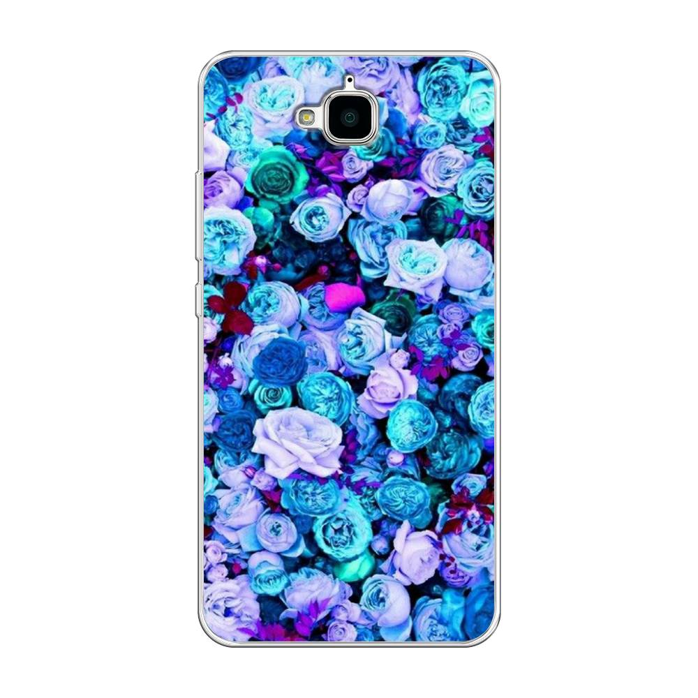 

Чехол на Honor 4C Pro "Цветочный ковер", Фиолетовый, 63250-2