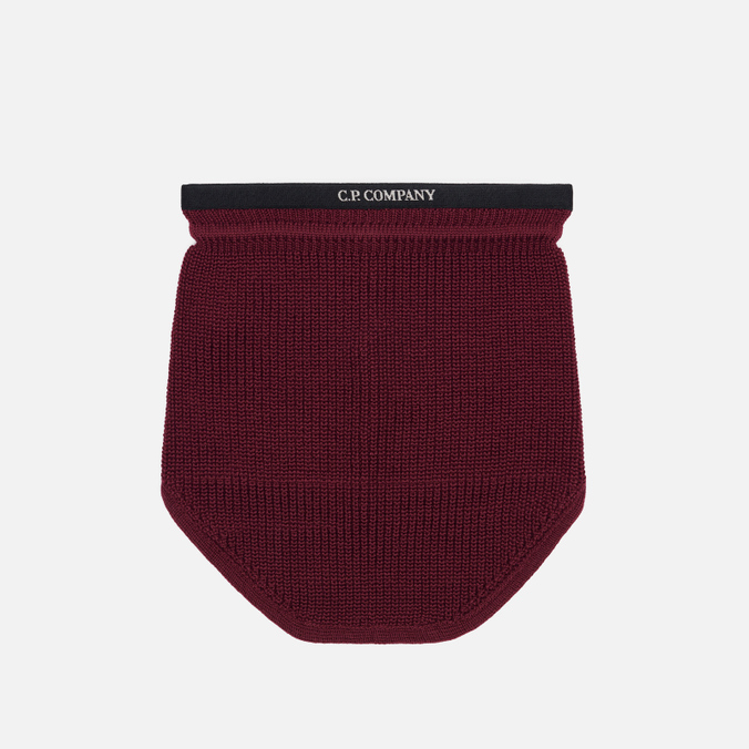 

Шарф мужской C.P. Company Extra Fine Merino Wool Snood, бордовый, Extra Fine Merino Wool Snood