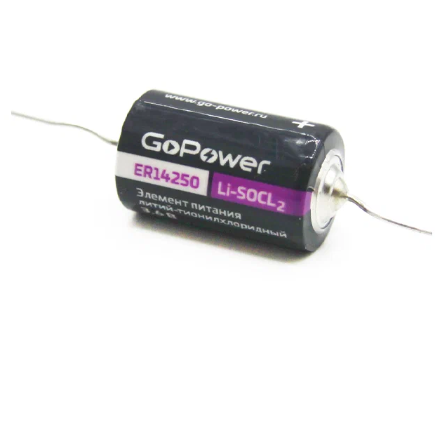 батарейка gopower 14505 li socl2 3 6v Батарейка GoPower 14250 1/2AA PC1 Li-SOCl2 3.6V (1/10/500)