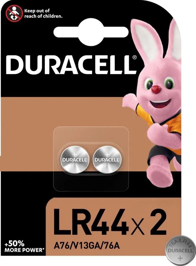 

Батарейка DURACELL LR44-2BL (2 шт. в уп-ке)
