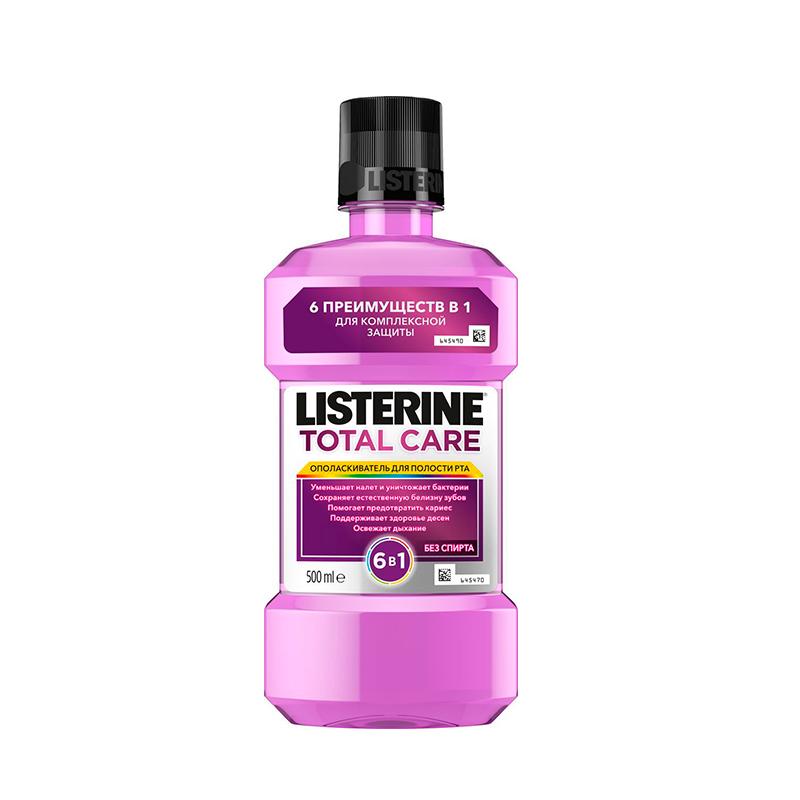 фото Ополаскиватель для полости рта listerine total care 500 мл