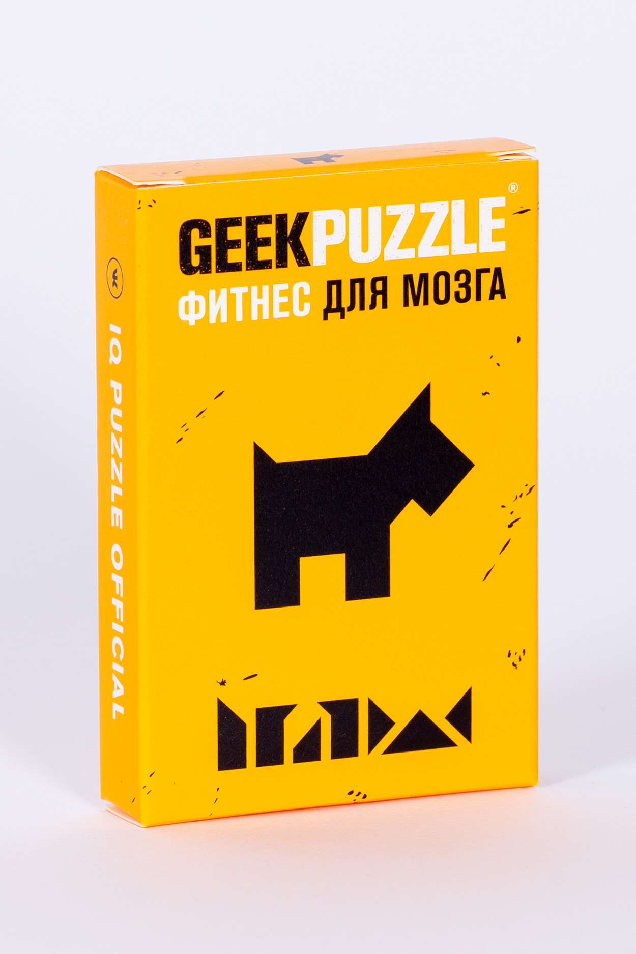 Головоломка IQ Puzzle Мозаика 3D черно-белая дерево 10x10 см