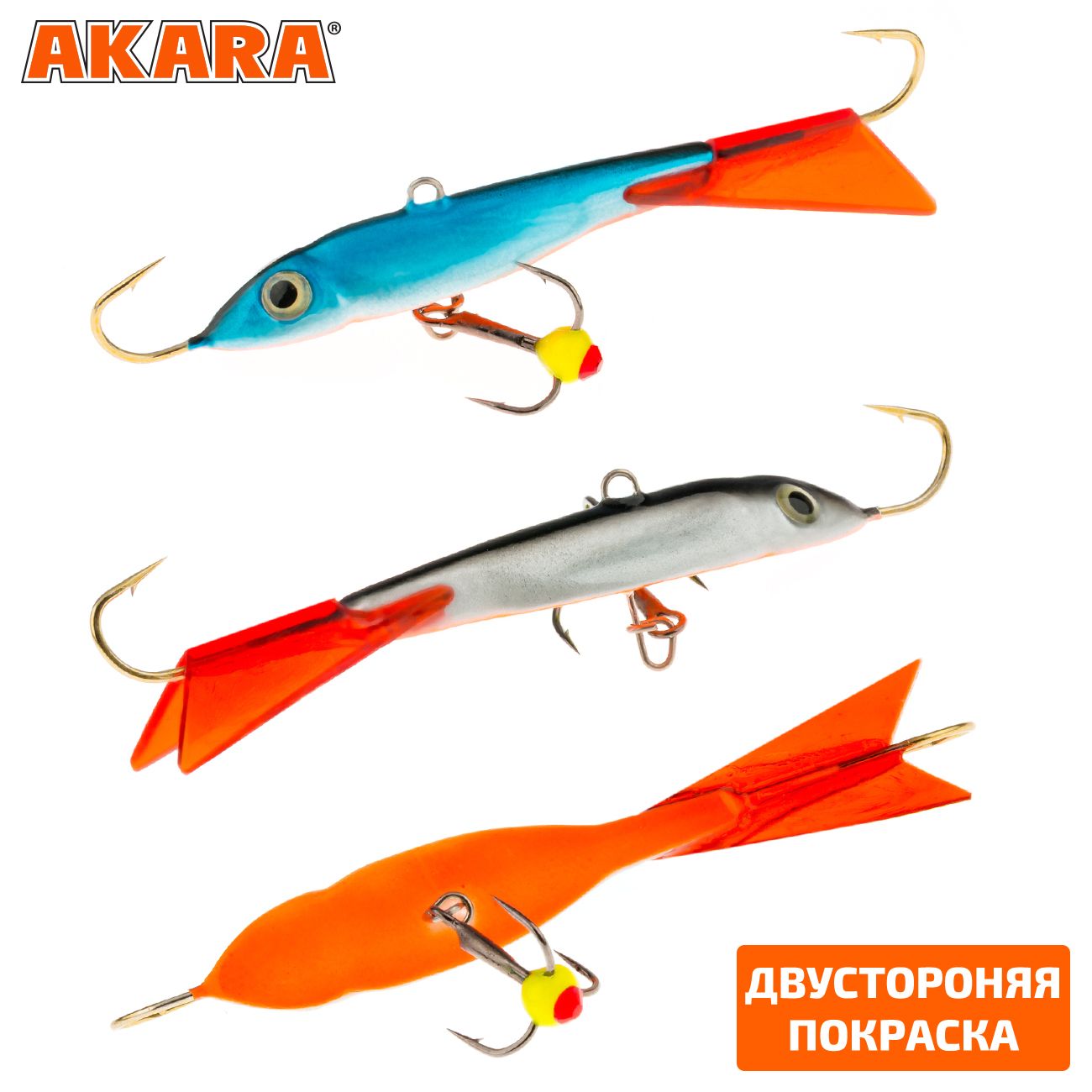 

Балансир Akara Ruff 50 мм 9 гр. (2,0in-1/3oz) 02/85 2 штуки, Разноцветный, Ruff 50 2 штуки