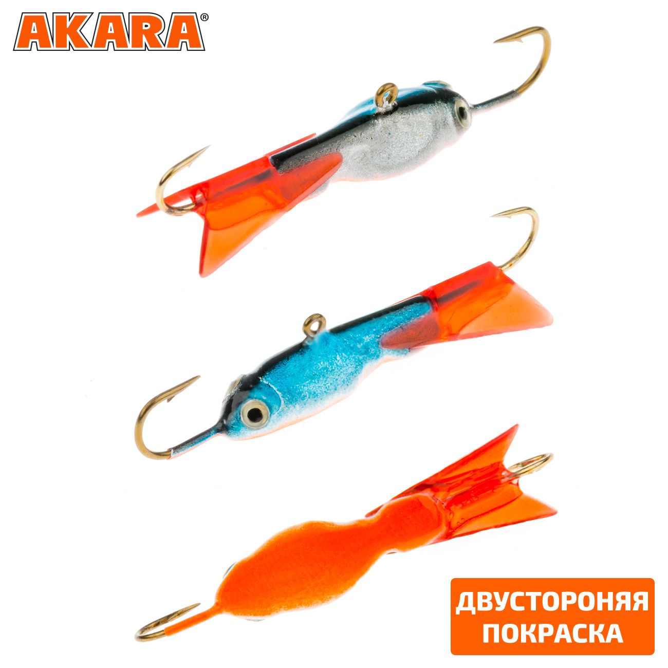 

Балансир Akara Mosquit 30 мм 2,5 гр. (1.2in-1/9oz) 02/85 2 штуки, Разноцветный, Mosquit 30 2 штуки