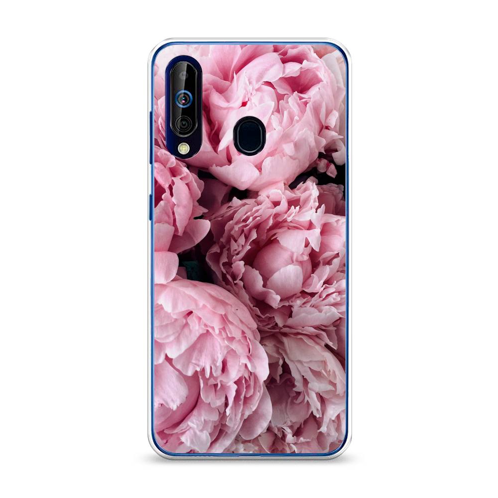 

Чехол Awog на Samsung Galaxy A60/M40 "Нежные пионы", Разноцветный, 28250-8