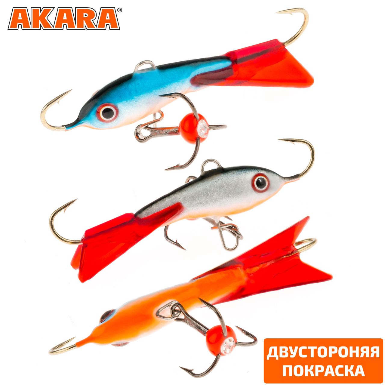 

Балансир Akara Midge 35 мм 4 гр. (1,4in-1/7oz) 02/85 2 штуки, Разноцветный, Midge 35 2 штуки