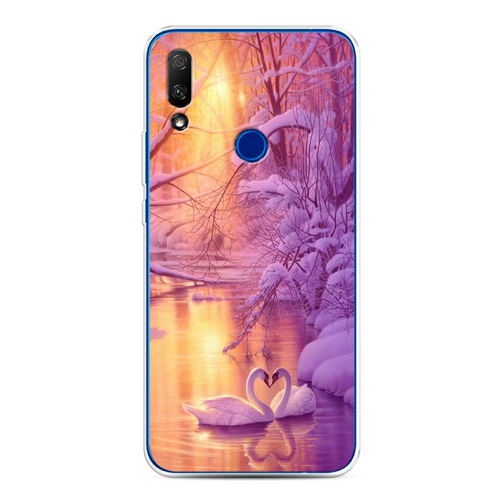 

Чехол для Honor 9X/Huawei P Smart Z "Зима 1", Фиолетовый;желтый, 69950-2