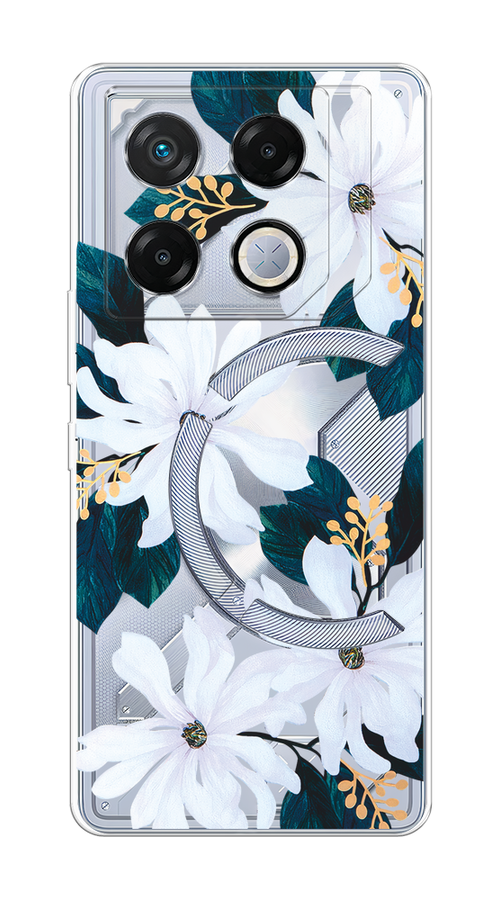 

Чехол на Infinix GT 20 Pro "Delilah Flower", Зеленый;белый, 3106250-1