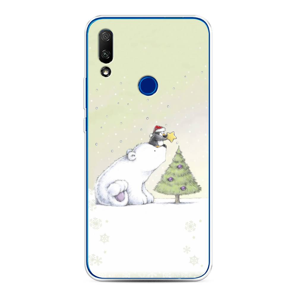 

Чехол для Honor 9X/Huawei P Smart Z "Украшение елки", Белый;бежевый, 69950-5