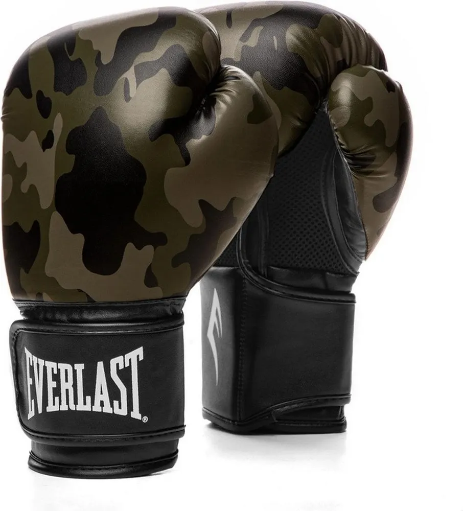 

Перчатки тренировочные Everlast Spark 10oz, камуфляж, Белый;черный;коричневый, Spark