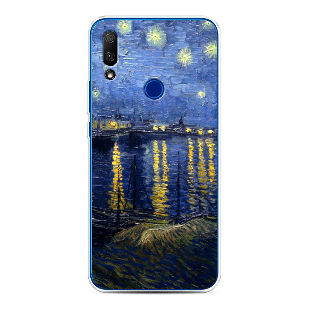 

Чехол для Honor 9X/Huawei P Smart Z "Звездная ночь над Роной", Синий;желтый, 69950-4