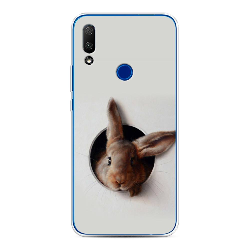 

Чехол для Honor 9X/Huawei P Smart Z "Любопытный кролик", Серый;коричневый, 69950-1