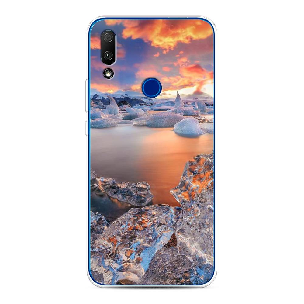 

Чехол для Honor 9X/Huawei P Smart Z "Ледники", Синий;оранжевый, 69950-2