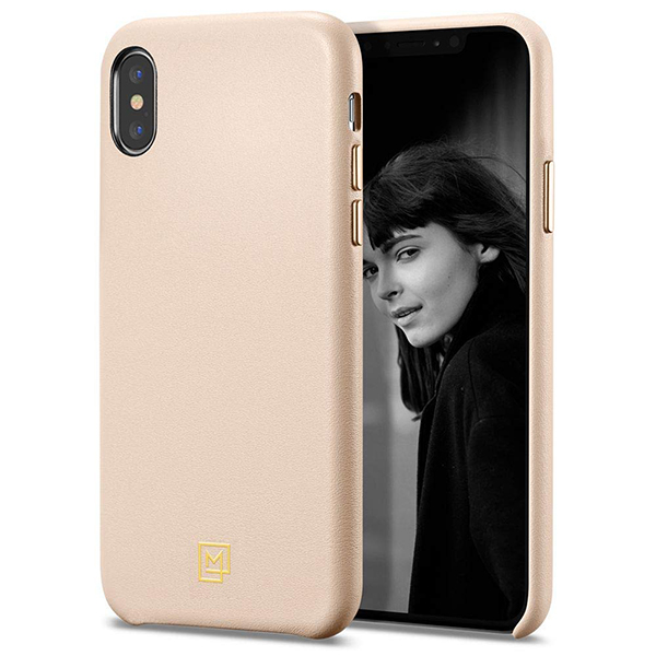 

Чехол Spigen La Manon для Apple iPhone XS Max, бледно-розовый, La Manon