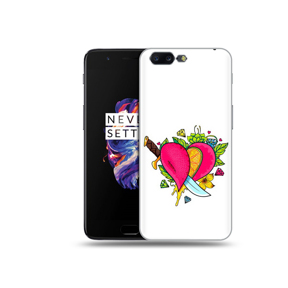 

Чехол MyPads Tocco для OnePlus 5 Фруктовое сердце, Прозрачный, Tocco