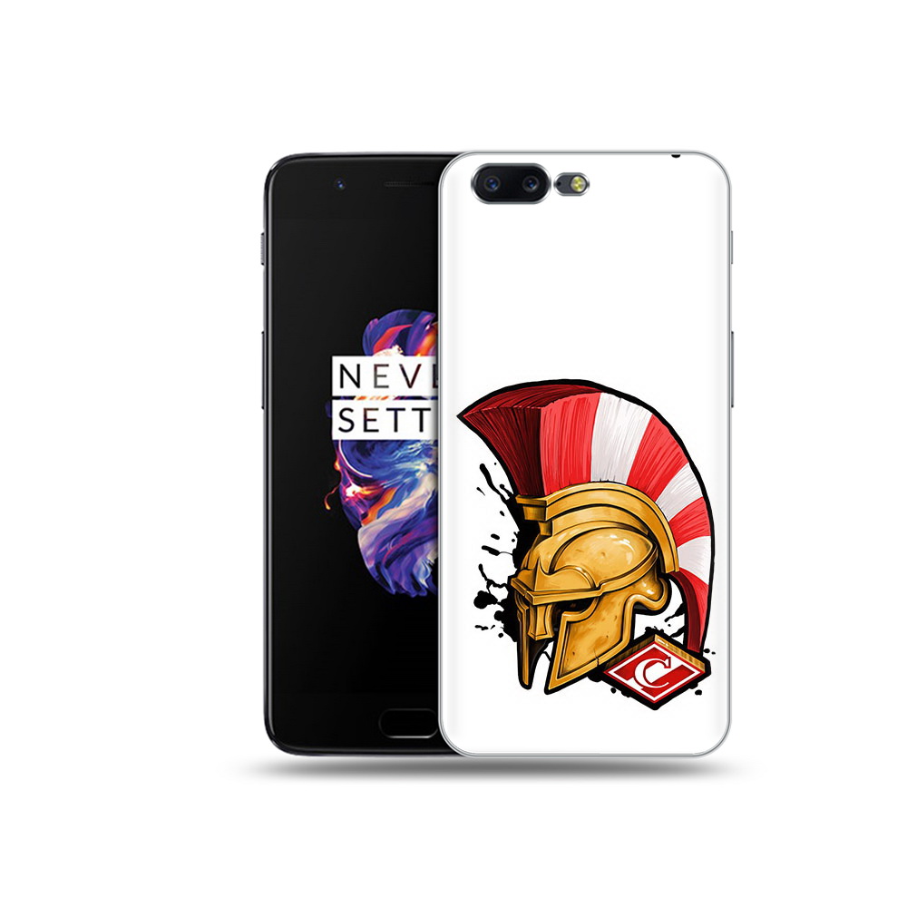 

Чехол MyPads Tocco для OnePlus 5 ФК спартак шлем, Прозрачный, Tocco