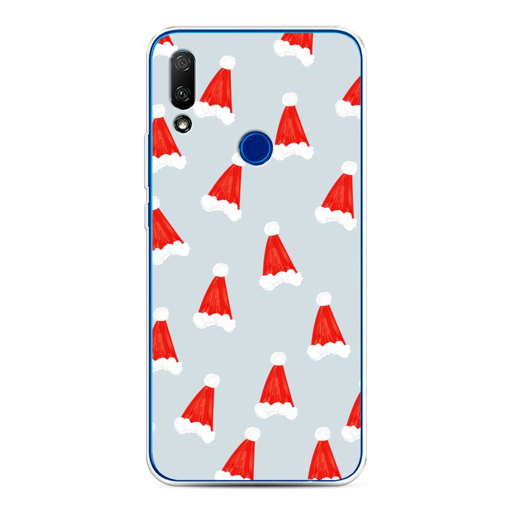 

Чехол для Honor 9X/Huawei P Smart Z "Новогодние шапочки", Белый;красный;серый, 69950-5