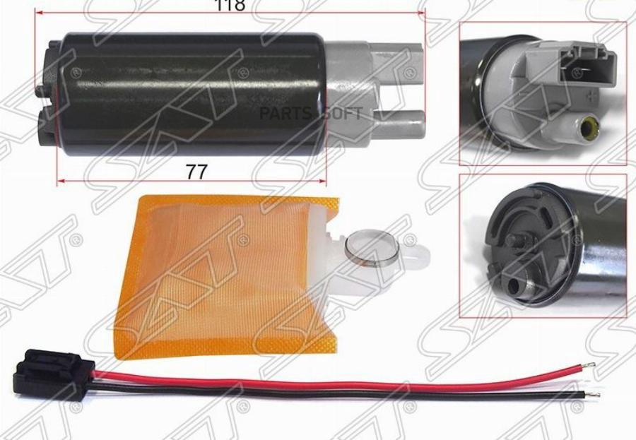 

Топливный Насос 12v, 3bar, 130l/H, V=2000-4000 2jz-Ge, 1uz-Fe, 2tz-Fze Sat арт. ST-FP05