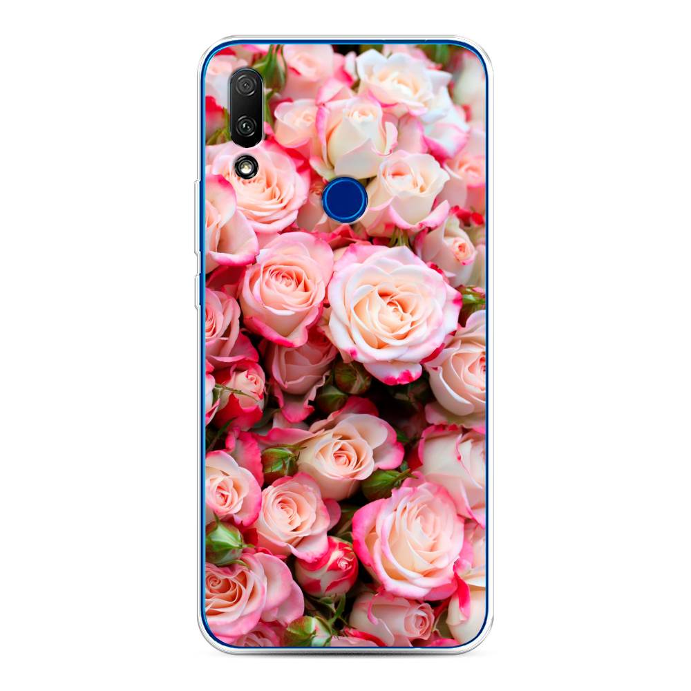 

Чехол для Honor 9X/Huawei P Smart Z "Много роз", Розовый, 69950-2