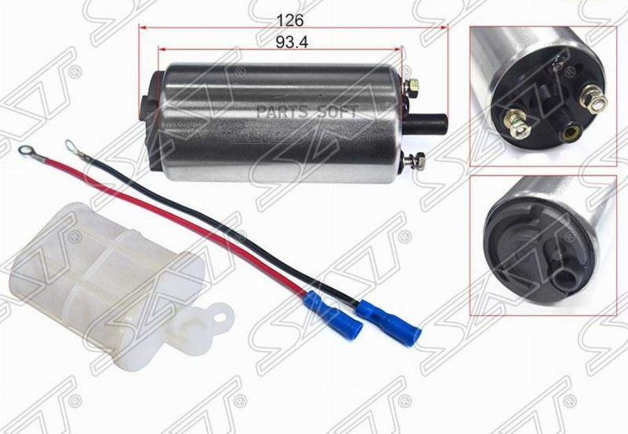 

Топливный Насос 12v, 3bar, 95l/H, V=2000-3000 1g-G#, 7m-Ge, 3s-Gte 86-93 Sat арт. ST-FP03
