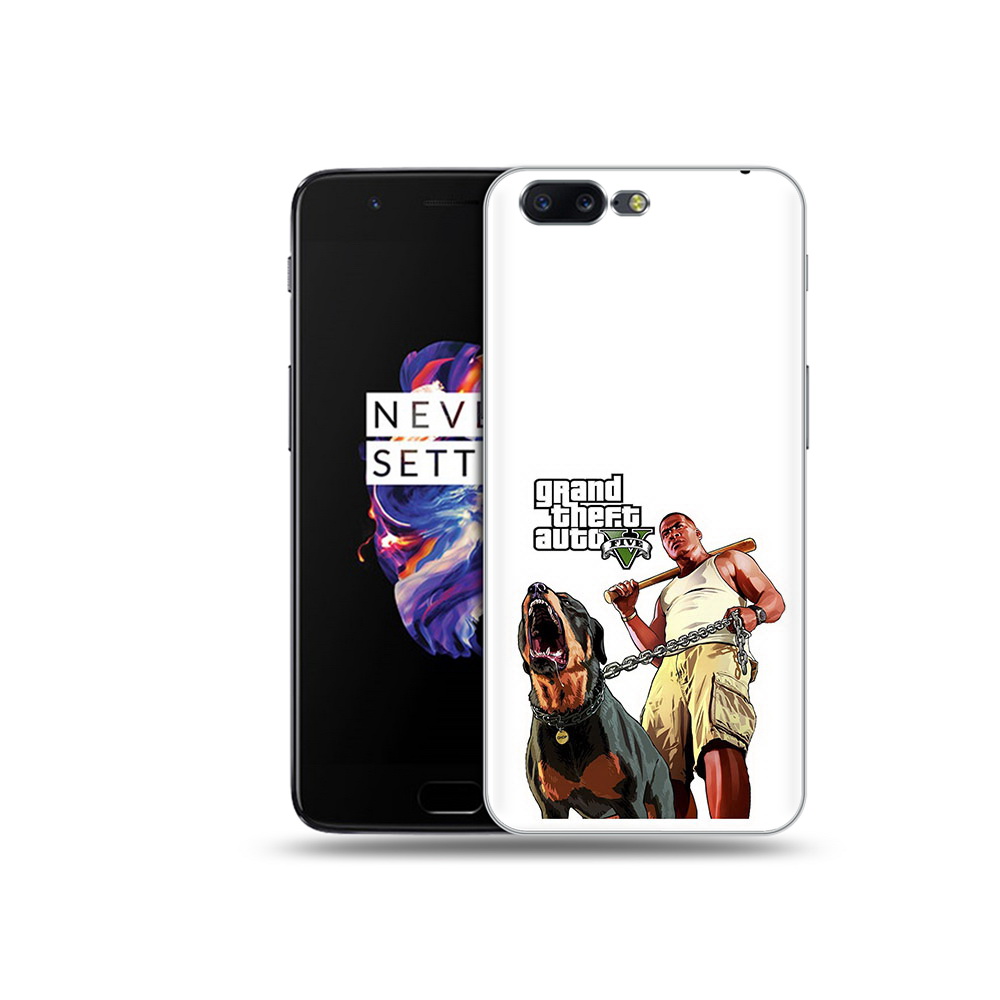 

Чехол MyPads Tocco для OnePlus 5 GTA грозная собака, Прозрачный, Tocco