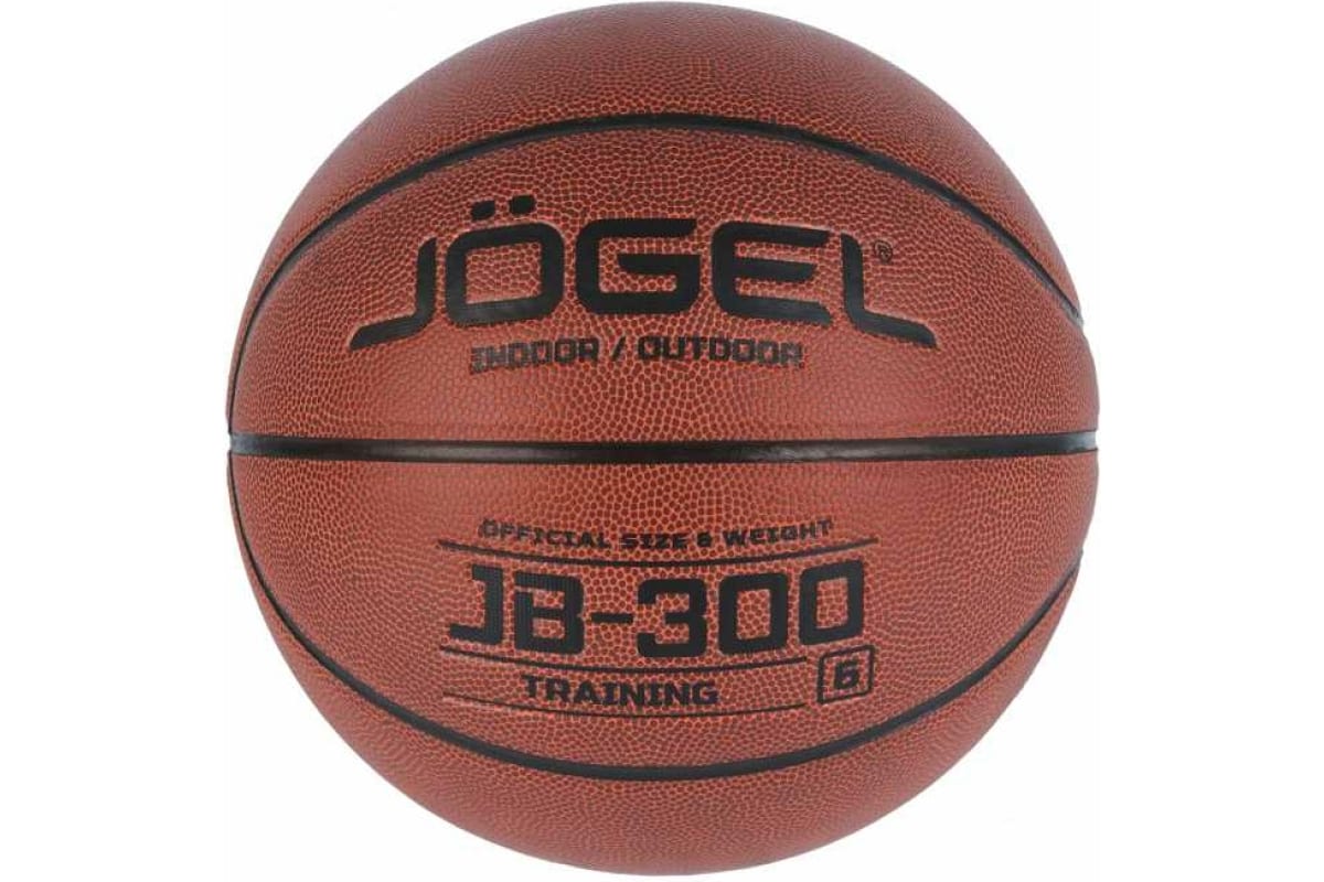 

Jogel Мяч баскетбольный JB-300 №6 (BC21) 1/24 УТ-00018769, Коричневый