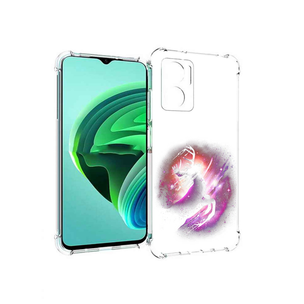 Чехол MyPads звездный олень для Xiaomi Redmi Note 11E 5G/Redmi 11 Prime 5G/Redmi 10 5G