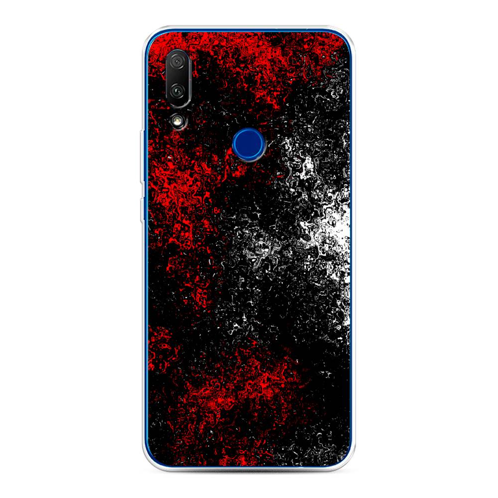 

Чехол для Honor 9X/Huawei P Smart Z "Монотипия", Красный;черный;белый, 69950-3